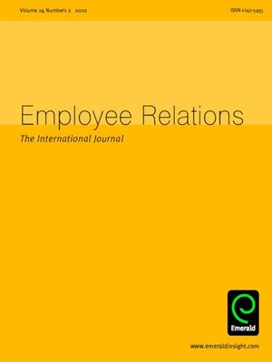 cover image of Employee Relations, Volume 24, Issue 2